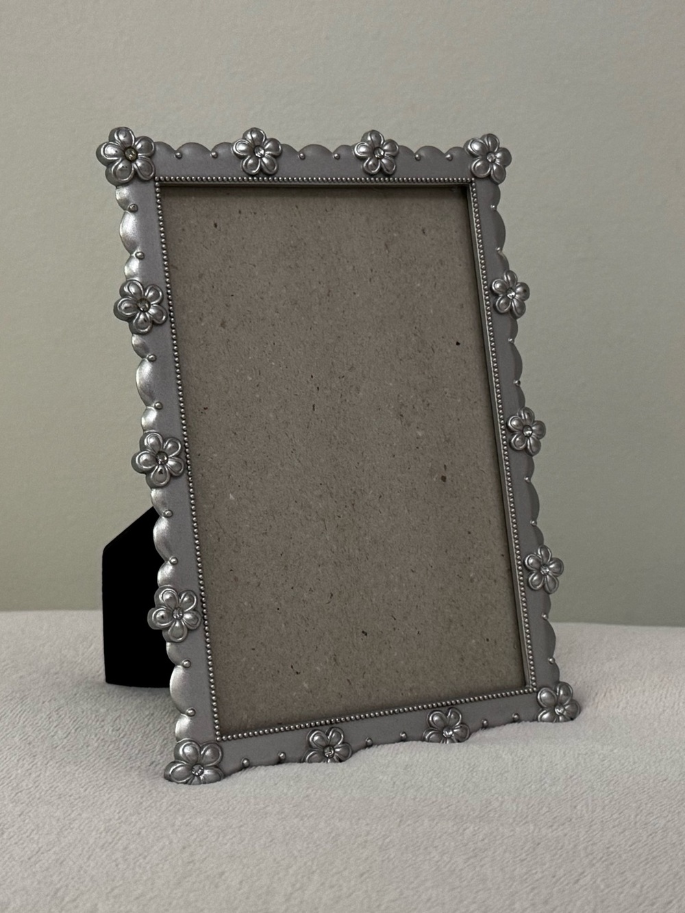 Connoisseur Vintage Silver Floral Metal Picture Frame